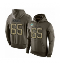 Football Miami Dolphins 65 Danny Isidora Green Salute To Service Mens Pullover Hoodie Football Miami Dolphins 65 Danny Isidora Green Salute To Service Mens Pullover Hoodie