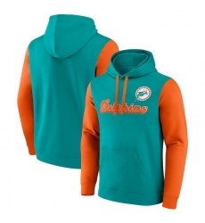 Men Fanatics Aqua Miami Dolphins Fleece Pullover Hoodie Men Fanatics Aqua Miami Dolphins Fleece Pullover Hoodie