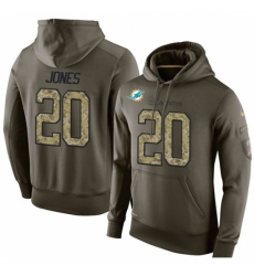 NFL Nike Miami Dolphins 20 Reshad Jones Green Salute To Service Mens Pullover Hoodie NFL Nike Miami Dolphins 20 Reshad Jones Green Salute To Service Mens Pullover Hoodie