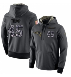 NFL Nike New England Patriots 45 Donald Trump Stitched Black Anthracite Salute to Service Player Performance Hoodie NFL Nike New England Patriots 45 Donald Trump Stitched Black Anthracite Salute to Service Player Performance Hoodie