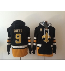 Men Nike New Orleans Saints Drew Brees 9 NFL Winter Thick Hoodie Men Nike New Orleans Saints Drew Brees 9 NFL Winter Thick Hoodie