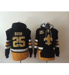 Men Nike New Orleans Saints Reggie Bush 25 NFL Winter Thick Hoodie Men Nike New Orleans Saints Reggie Bush 25 NFL Winter Thick Hoodie