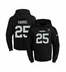Football Mens Oakland Raiders 25 Erik Harris Black Name Number Pullover Hoodie Football Mens Oakland Raiders 25 Erik Harris Black Name Number Pullover Hoodie