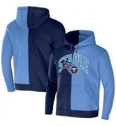 Men Tennessee Titans Navy Blue Split Logo Pullover Hoodie Men Tennessee Titans Navy Blue Split Logo Pullover Hoodie
