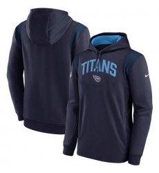 Men Tennessee Titans Navy Sideline Stack Performance Pullover Hoodie 001 Men Tennessee Titans Navy Sideline Stack Performance Pullover Hoodie 001