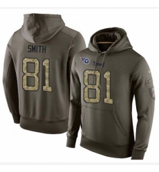 NFL Nike Tennessee Titans 81 Jonnu Smith Green Salute To Service Mens Pullover Hoodie NFL Nike Tennessee Titans 81 Jonnu Smith Green Salute To Service Mens Pullover Hoodie
