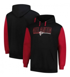 Men Mensfanatics Black Atlanta Falcons Big And Tall Outline Pullover Hoodie Men Mensfanatics Black Atlanta Falcons Big And Tall Outline Pullover Hoodie