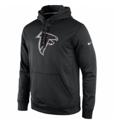 NFL Mens Atlanta Falcons Nike Black Practice Performance Pullover Hoodie