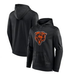 Men Chicago Bears Black On The Ball Pullover Hoodie Men Chicago Bears Black On The Ball Pullover Hoodie