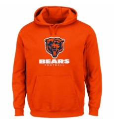 NFL Chicago Bears Critical Victory Pullover Hoodie Orange NFL Chicago Bears Critical Victory Pullover Hoodie Orange