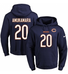 NFL Mens Nike Chicago Bears 20 Prince Amukamara Navy Blue Name Number Pullover Hoodie NFL Mens Nike Chicago Bears 20 Prince Amukamara Navy Blue Name Number Pullover Hoodie