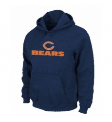 NFL Mens Nike Chicago Bears Authentic Logo Pullover Hoodie Blue NFL Mens Nike Chicago Bears Authentic Logo Pullover Hoodie Blue