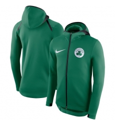 Men Boston Celtics Nike Showtime Therma Flex Performance Full Zip Hoodie Kelly Green Men Boston Celtics Nike Showtime Therma Flex Performance Full Zip Hoodie Kelly Green