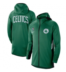 Men Nike Boston Celtics Kelly Green Authentic Showtime Therma Flex Performance Full Zip Hoodie Men Nike Boston Celtics Kelly Green Authentic Showtime Therma Flex Performance Full Zip Hoodie
