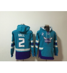 Men Charlotte Hornets #2 Lamelo Ball Pullover NBA Hoodie