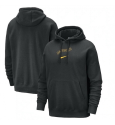 Men Golden State Warriors Black 2023 24 City Edition Essential Club Pullover Hoodie Men Golden State Warriors Black 2023 24 City Edition Essential Club Pullover Hoodie
