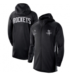Men Nike Houston Rockets Heathered Black Authentic Showtime Therma Flex Performance Full Zip Hoodie Men Nike Houston Rockets Heathered Black Authentic Showtime Therma Flex Performance Full Zip Hoodie