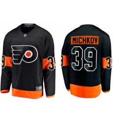 Men Philadelphia Flyers #39 Matvei Michkov Black Stitched Adidas NHL Jersey