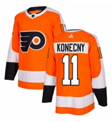 Youth Adidas Philadelphia Flyers 11 Travis Konecny Authentic Orange Home NHL Jersey Youth Adidas Philadelphia Flyers 11 Travis Konecny Authentic Orange Home NHL Jersey