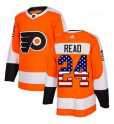 Youth Adidas Philadelphia Flyers 24 Matt Read Authentic Orange USA Flag Fashion NHL Jersey Youth Adidas Philadelphia Flyers 24 Matt Read Authentic Orange USA Flag Fashion NHL Jersey