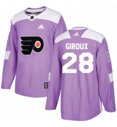 Youth Adidas Philadelphia Flyers 28 Claude Giroux Authentic Purple Fights Cancer Practice NHL Jersey Youth Adidas Philadelphia Flyers 28 Claude Giroux Authentic Purple Fights Cancer Practice NHL Jersey