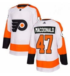 Youth Adidas Philadelphia Flyers 47 Andrew MacDonald Authentic White Away NHL Jersey Youth Adidas Philadelphia Flyers 47 Andrew MacDonald Authentic White Away NHL Jersey
