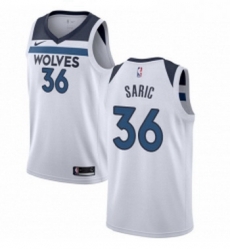 Womens Nike Minnesota Timberwolves 36 Dario Saric Swingman White NBA Jersey Association Edition 