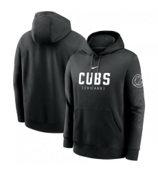 Mens Nike Black Chicago Cubs Fashion Club Pullover Hoodie Mens Nike Black Chicago Cubs Fashion Club Pullover Hoodie