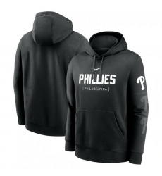 Mens Nike Black Philadelphia Phillies Fashion Club Pullover Hoodie Mens Nike Black Philadelphia Phillies Fashion Club Pullover Hoodie