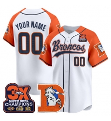 Men Denver Broncos Active Player Custom Orange Alternate 3X Super Bowl champions Patch Throwback Vapor Stitched Baseball Jersey Men Denver Broncos Active Player Custom Orange Alternate 3X Super Bowl champions Patch Throwback Vapor Stitched Baseball Jersey
