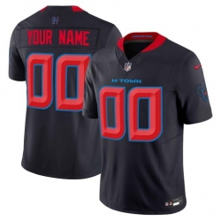 Houston Texans Navy 2024 2nd Alternate F U S E Vapor Stitched Customized Jersey