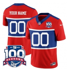 Men Women youth New York Giants ACTIVE PLAYER Custom Century Red 100TH Season Commemorative Patch Limited Stitched Football Jersey Men Women youth New York Giants ACTIVE PLAYER Custom Century Red 100TH Season Commemorative Patch Limited Stitched Football Jersey