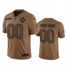 Men Women youth New York Giants Active Player Custom 2023 Brown Salute To Setvice Limited Stitched Football Jersey Men Women youth New York Giants Active Player Custom 2023 Brown Salute To Setvice Limited Stitched Football Jersey