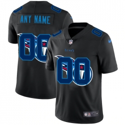 Men Women Youth Toddler Tennessee Titans Custom Men Nike Team Logo Dual Overlap Limited NFL Jerseyey Black