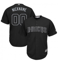 Men Women Youth Toddler All Size Arizona Diamondbacks Majestic 2019 Players Weekend Cool Base Roster Custom Black Jersey