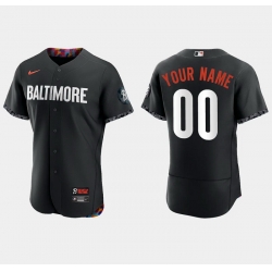 Men Women youth Baltimore Orioles Active Player Custom Black 2023 City Connect Flex Base Stitched Baseball Jersey