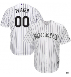 Men Women Youth All Size Colorado Rockies White Customized Cool Base Jersey Men Women Youth All Size Colorado Rockies White Customized Cool Base Jersey