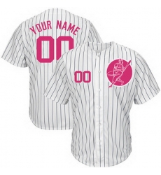 Men Women Youth Toddler All Size New York Yankees White Customized Pink Logo Cool Base New Design Jersey Men Women Youth Toddler All Size New York Yankees White Customized Pink Logo Cool Base New Design Jersey