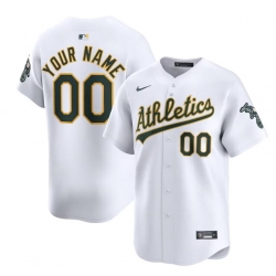 Men Women youth Oakland Athletics Active Player Custom White Home Limited Stitched Jersey