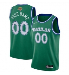 Men Dallas Mavericks Actve Player Custom Green 2024 Finals Classic Edition Stitched Basketball Jersey Men Dallas Mavericks Actve Player Custom Green 2024 Finals Classic Edition Stitched Basketball Jersey