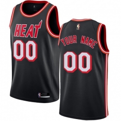 Men Women Youth Toddler Miami Heat Black Custom Nike NBA Stitched Jersey