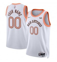 Men Women youth San Antonio Spurs Active Player Custom White 2023 24 City Edition Stitched Basketball Jersey Men Women youth San Antonio Spurs Active Player Custom White 2023 24 City Edition Stitched Basketball Jersey