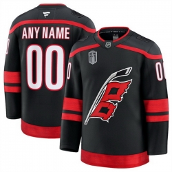 Men Carolina Hurricanes Active Player Custom Black 2026 Stanley Cup Final Stitched Hockey Jersey