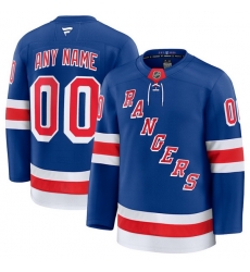 Men Women Youth New York Rangers Fanatics Royal Home Premium Custom Jersey