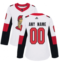 Men Women Youth Toddler White Jersey - Customized Adidas Ottawa Senators Away II Men Women Youth Toddler White Jersey - Customized Adidas Ottawa Senators Away II