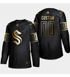 Seattle Kraken Custom Men Women youth Adidas Black Golden Edition Limited Stitched NHL Jersey Seattle Kraken Custom Men Women youth Adidas Black Golden Edition Limited Stitched NHL Jersey