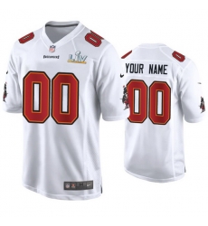 Custom Buccaneers White Super Bowl Lv Game Fashion Jersey