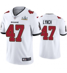 Men John Lynch Buccaneers White Super Bowl Lv Vapor Limited Jersey Men John Lynch Buccaneers White Super Bowl Lv Vapor Limited Jersey