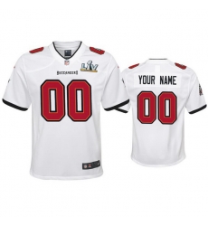 Youth Custom Buccaneers White Super Bowl Lv Game Jersey Youth Custom Buccaneers White Super Bowl Lv Game Jersey