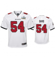 Youth Lavonte David Buccaneers White Super Bowl Lv Game Jersey Youth Lavonte David Buccaneers White Super Bowl Lv Game Jersey